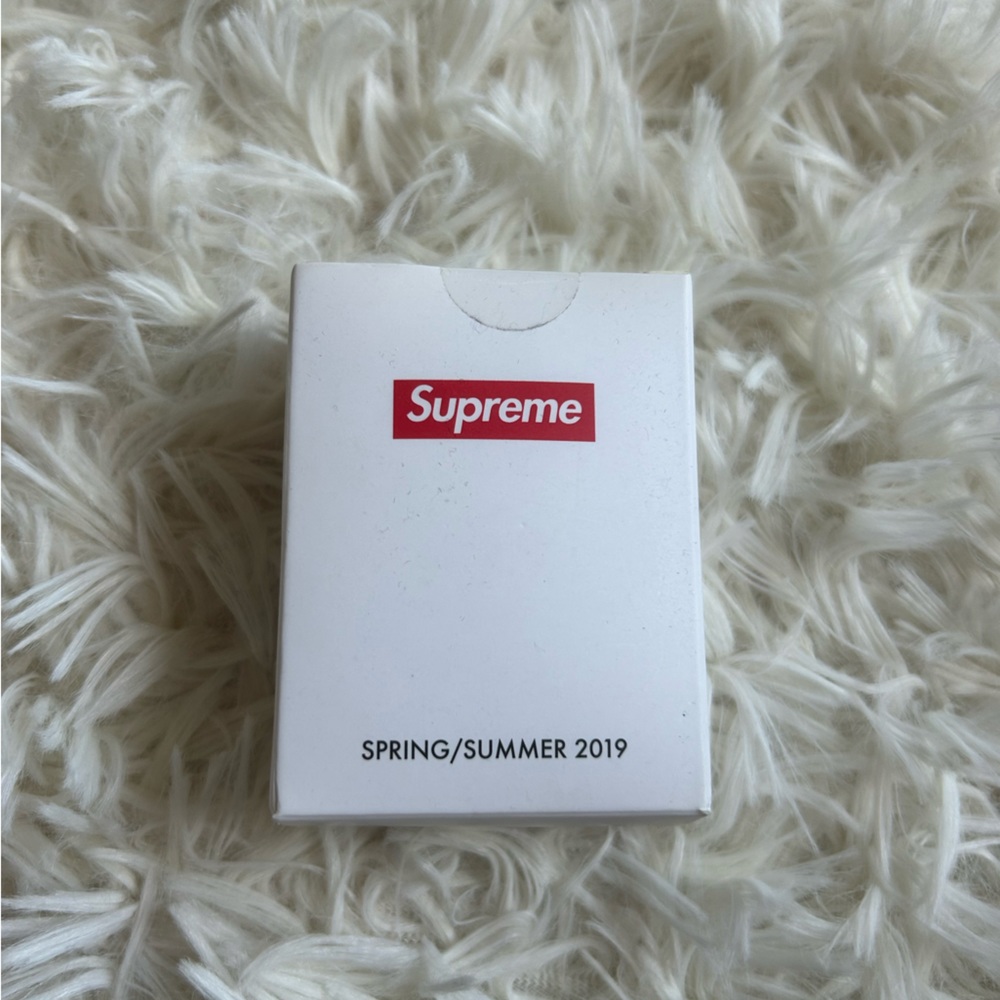 Supreme Red Box Logo shower cap New in box! Unopened